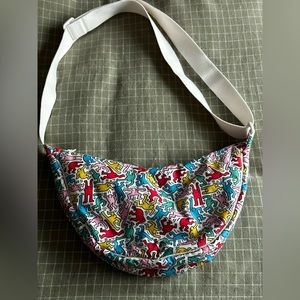 Keith Haring X Uniqlo Round Shoulder Bag